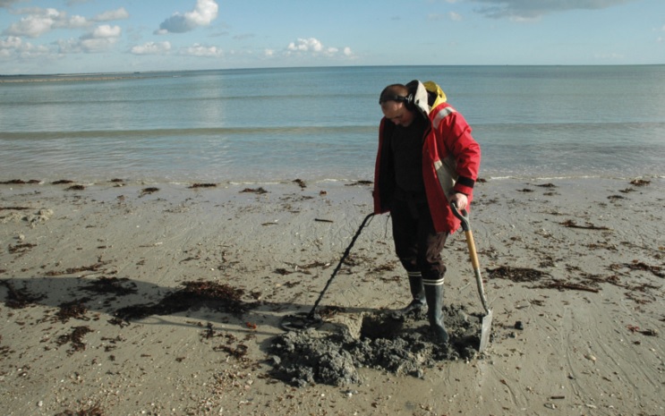 Mudy Diver a trouvé un spot. Il tombe rapidement sur la couche «intéressante» avec son TDI