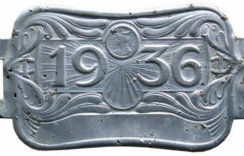 Plaque pour l’année 1936